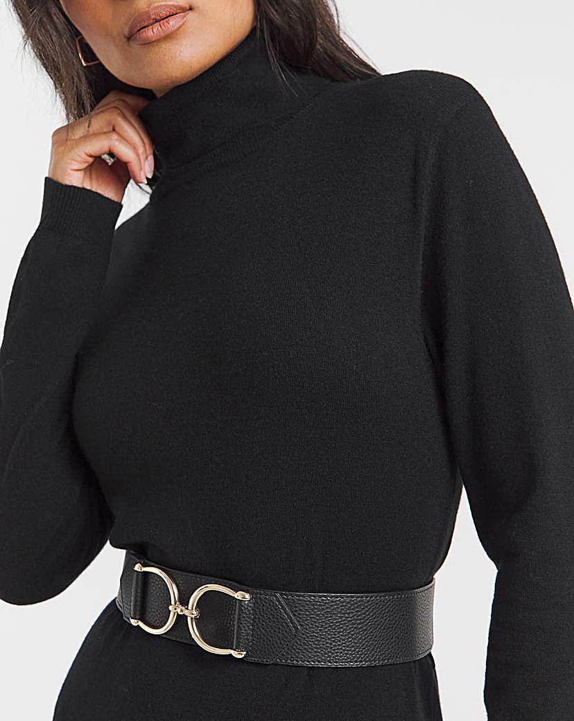 New In - Snaffle Detail Stretch Waist Belt