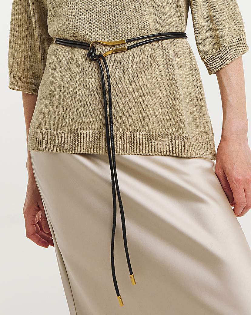 New In - Soft Tie Belt