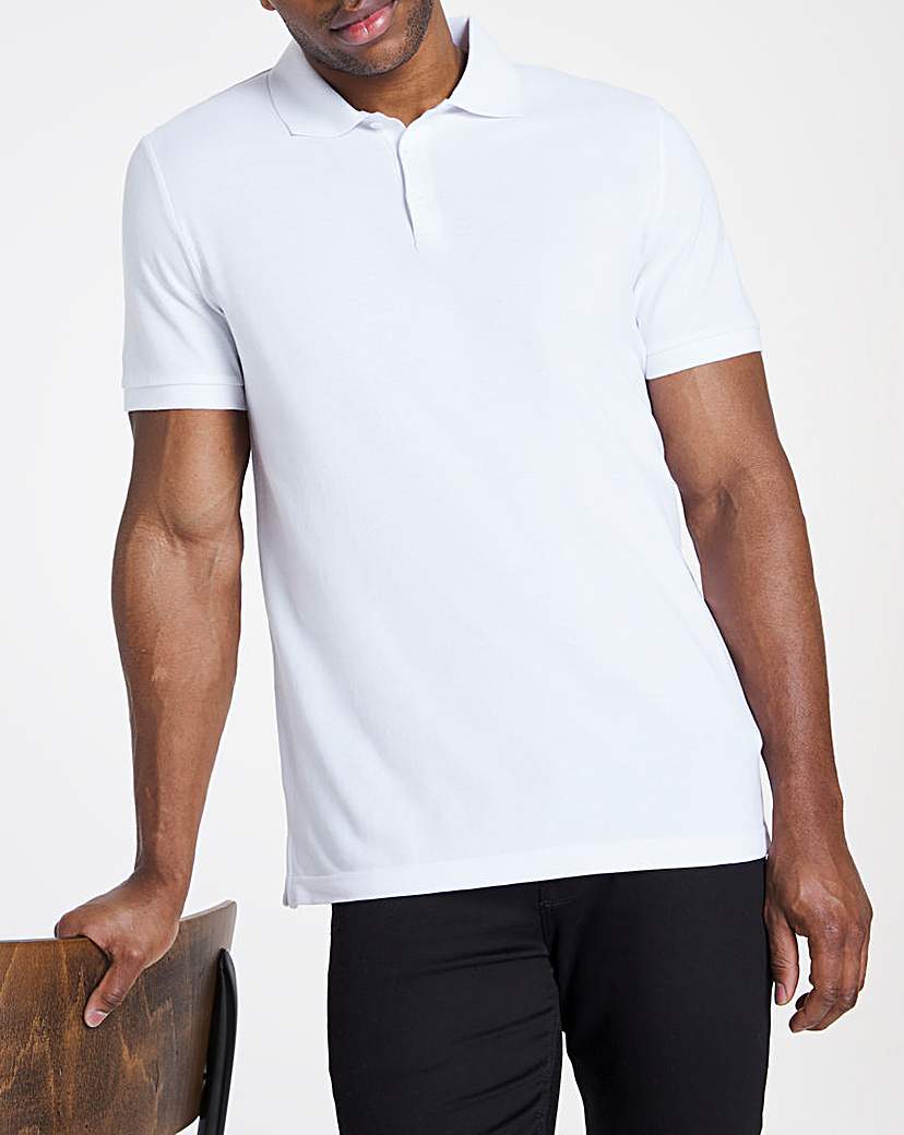 Pure Cotton Pique Polo Long