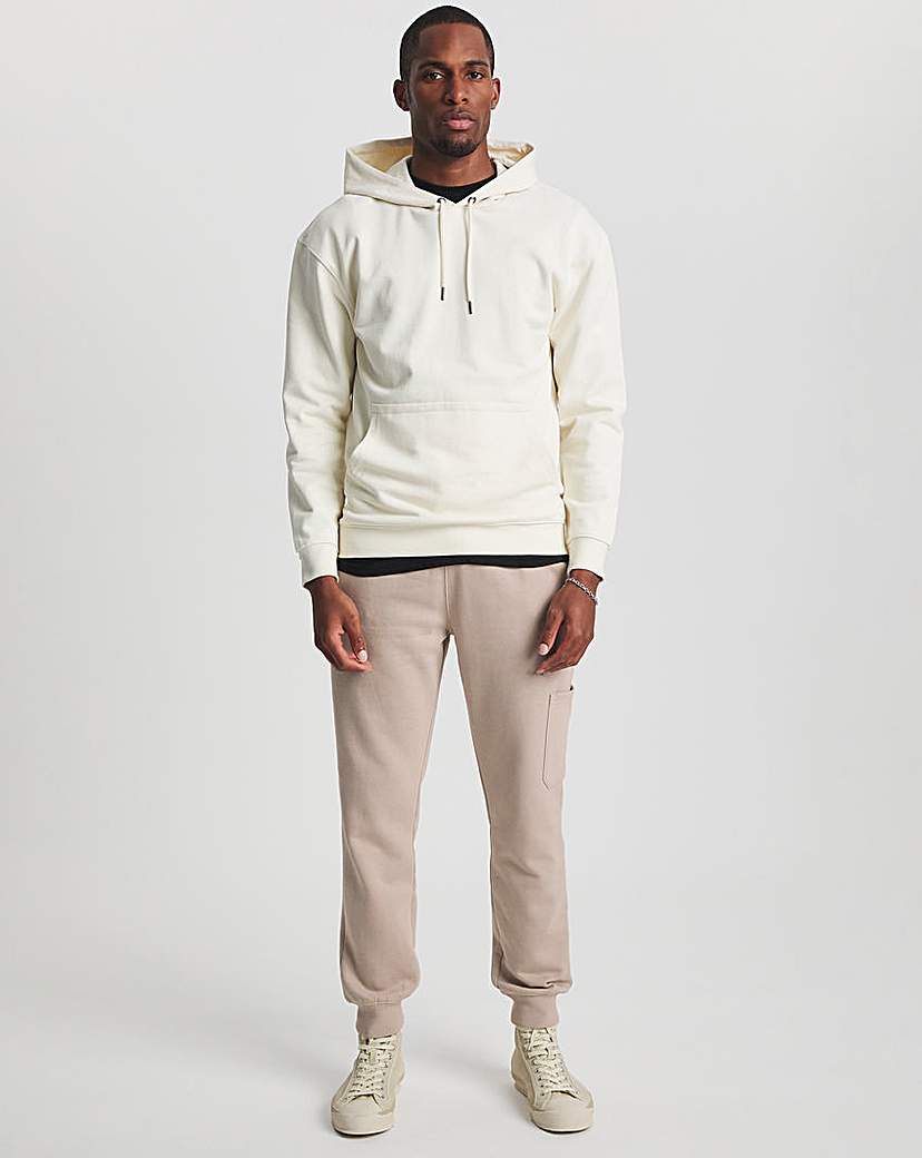 Oatmeal Cuffed Cargo Jogger