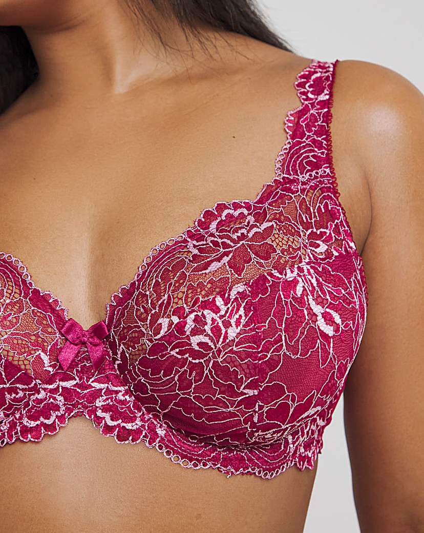 2 Pack Ella Lace Full Cup Wired Bras