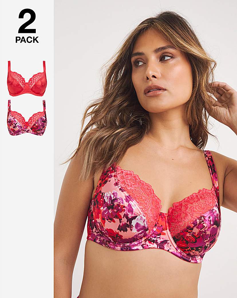 2 Pack Laura Full Cup Bras