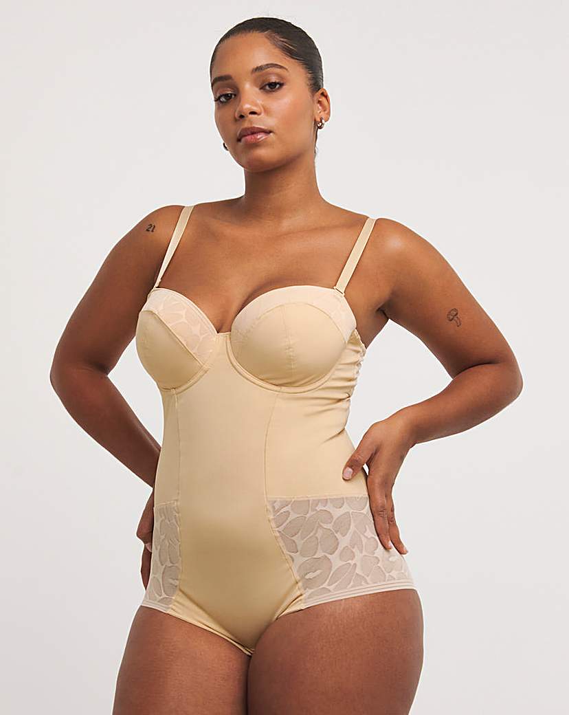 Almond Firm Control Shapewear Body