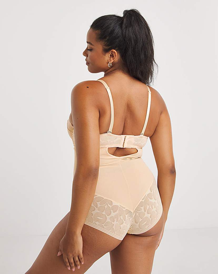 Almond Firm Control Shapewear Body
