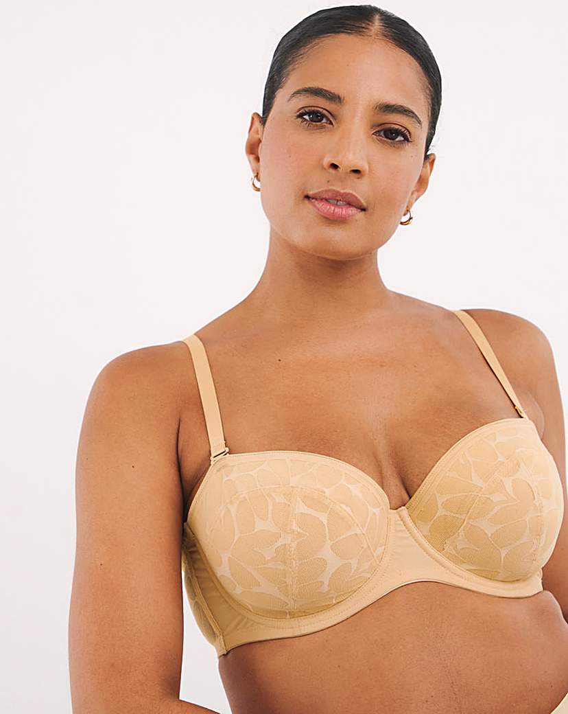 Almond Underwired Padded Multiway Bra
