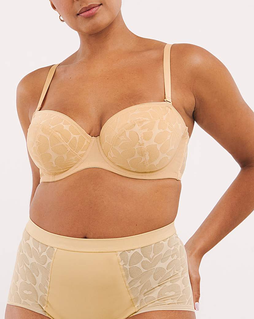 Almond Underwired Padded Multiway Bra