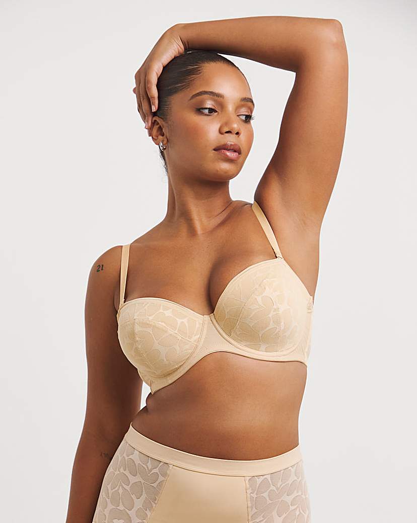 Almond Underwired Padded Multiway Bra