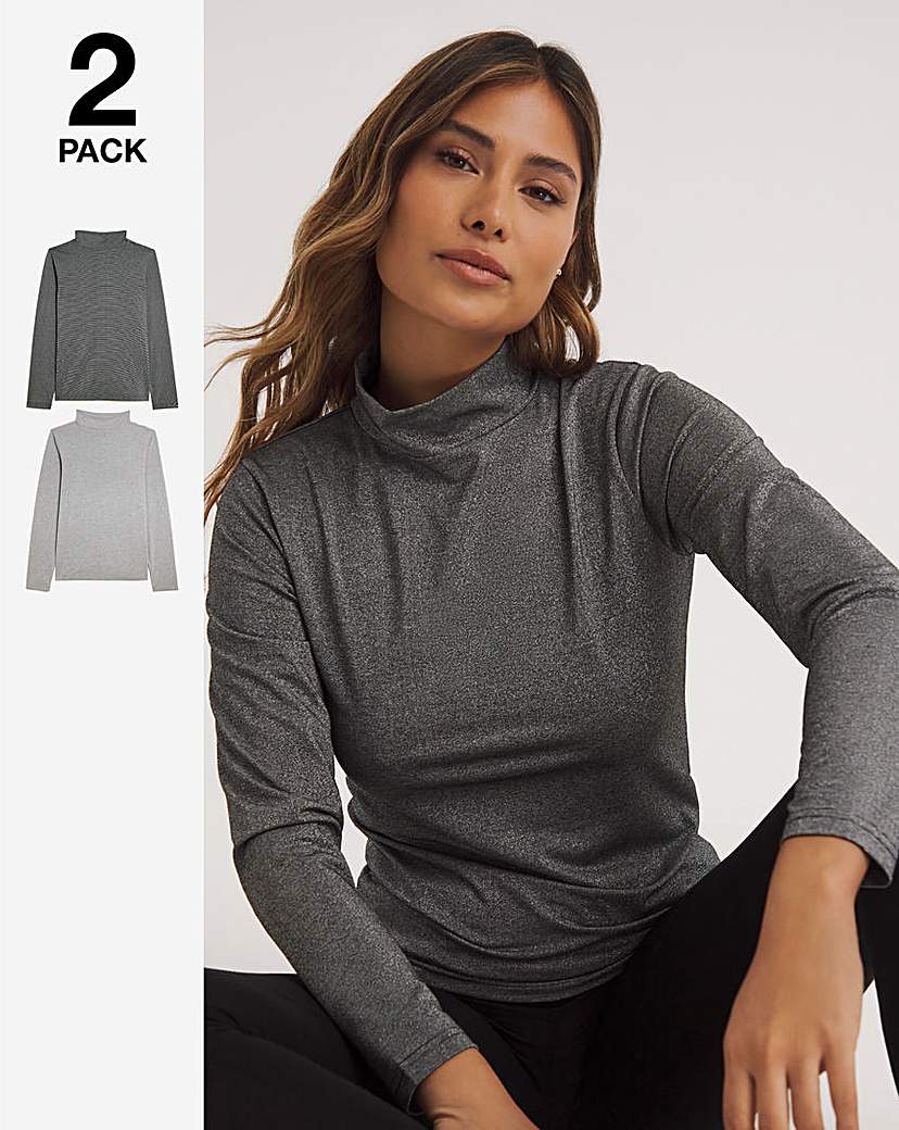 2 Pack Thermal Long Sleeve Tops