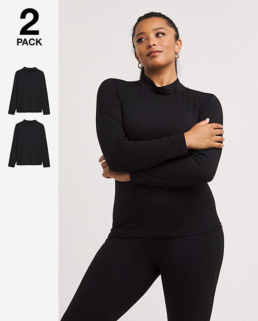 2 Pack Thermal Long Sleeve Tops