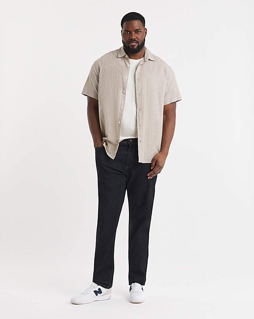Cedric Indigo Tapered Fit Stretch Jeans