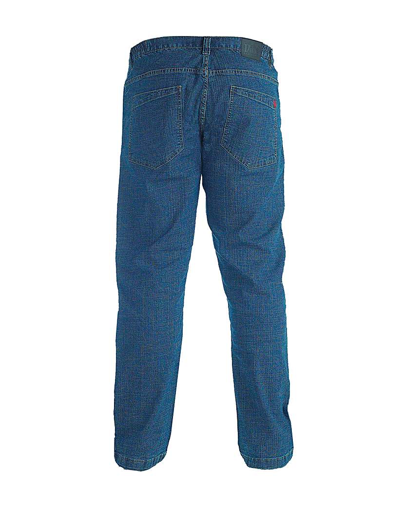 Blue Stretch Jean With Elasticated Waist