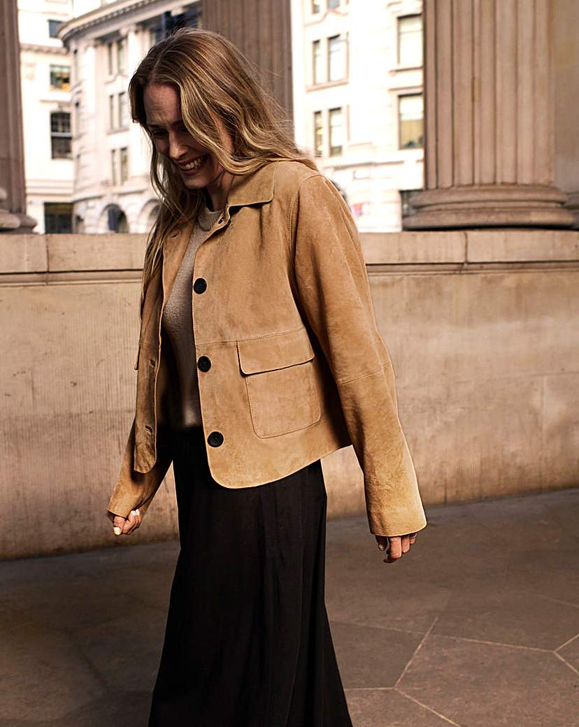 Anthology Suede Trucker Jacket