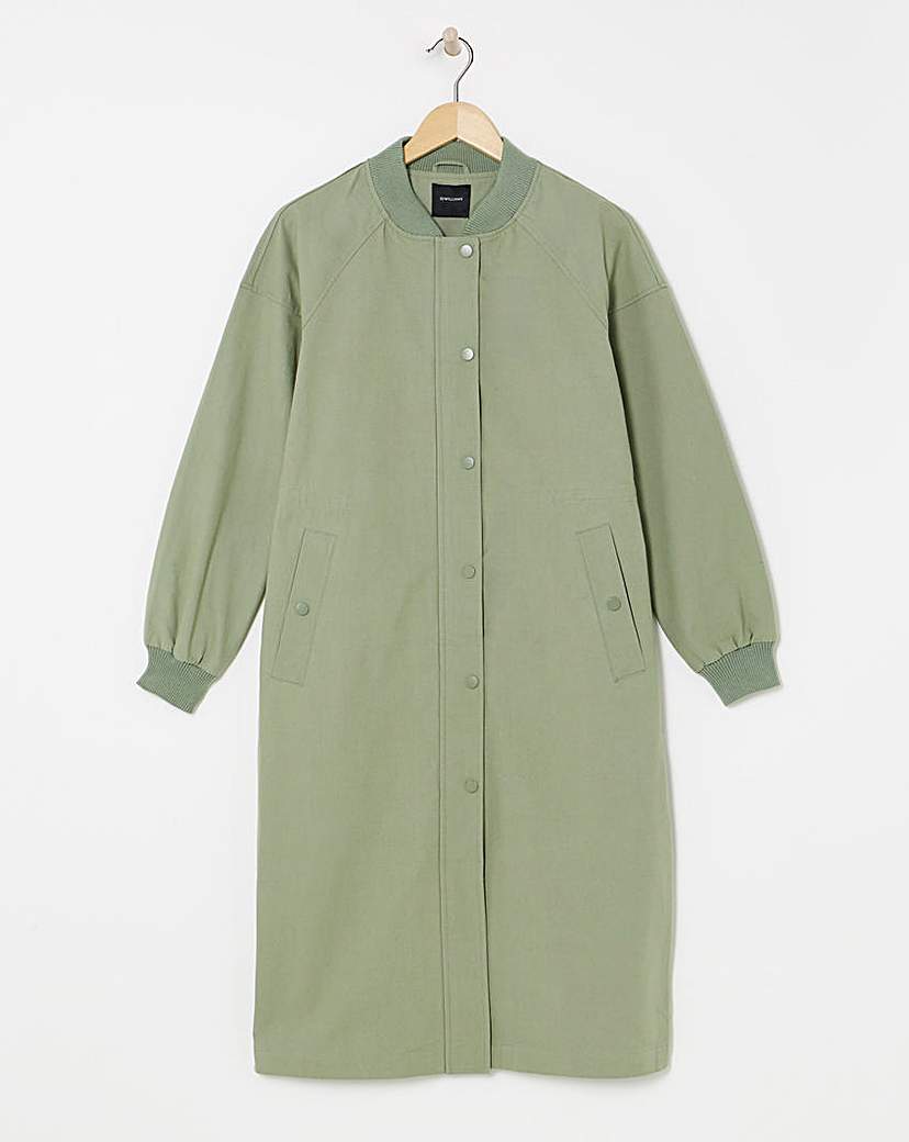 Longline Bomber Jacket