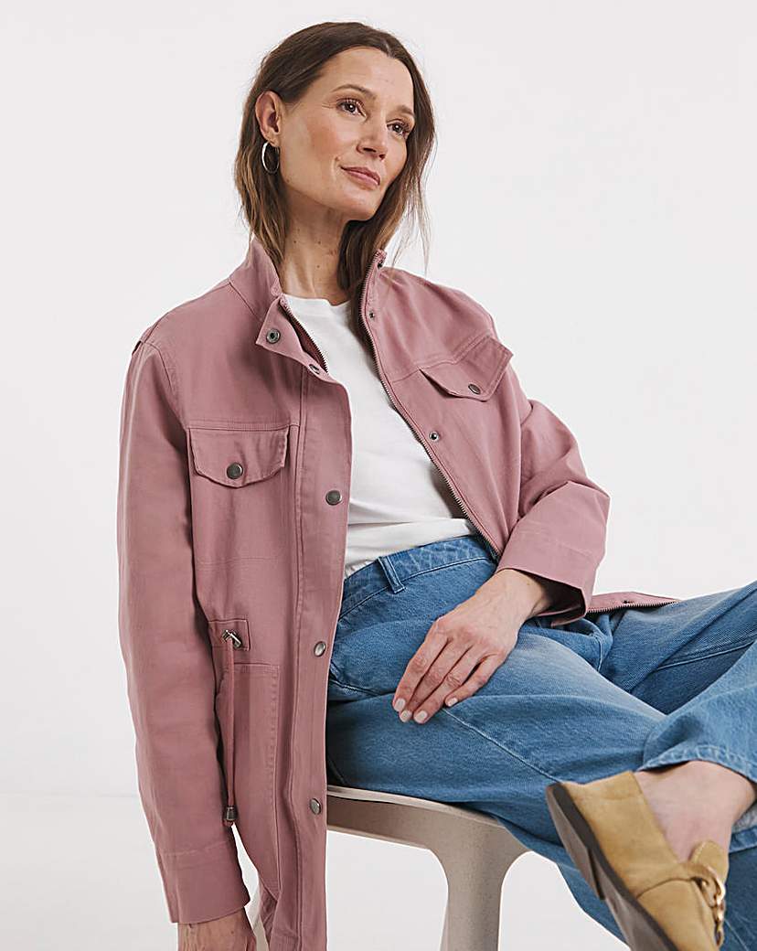 New In - Blush Utility Stretch Jacket