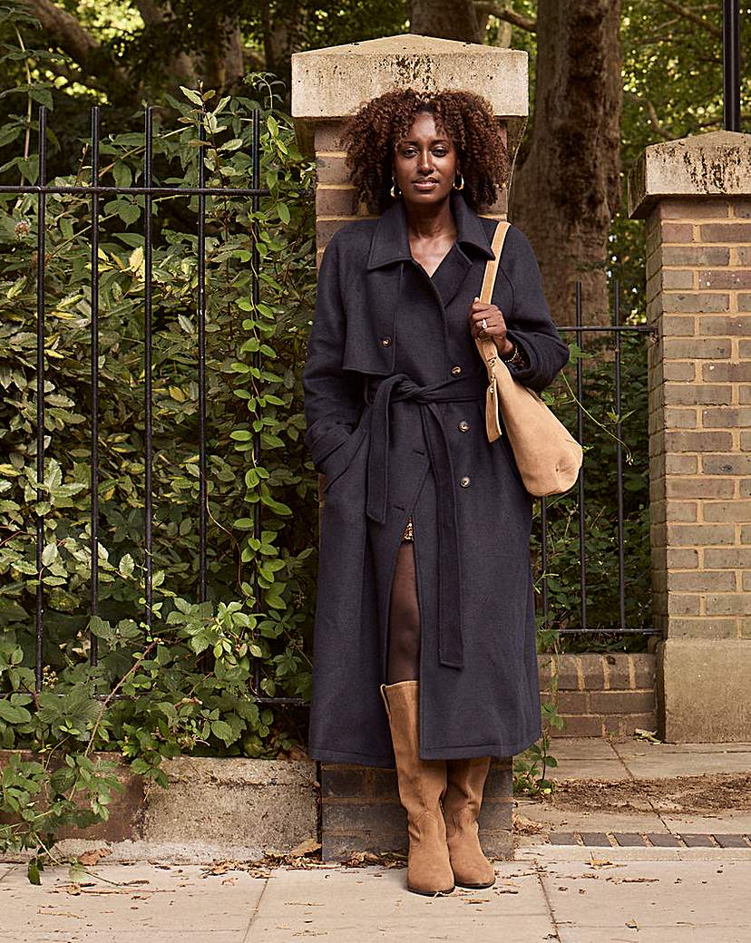 New In - Wool Blend Trench Coat
