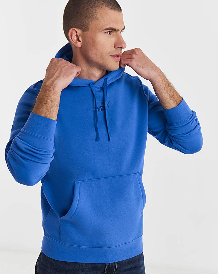 PUMA Essentials No1 Small Logo Hoodie Blue …