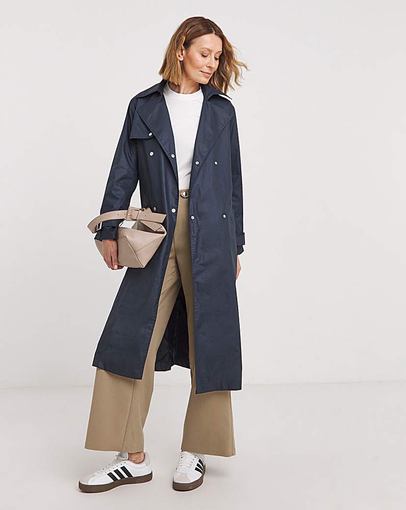 Coated Trench Coat