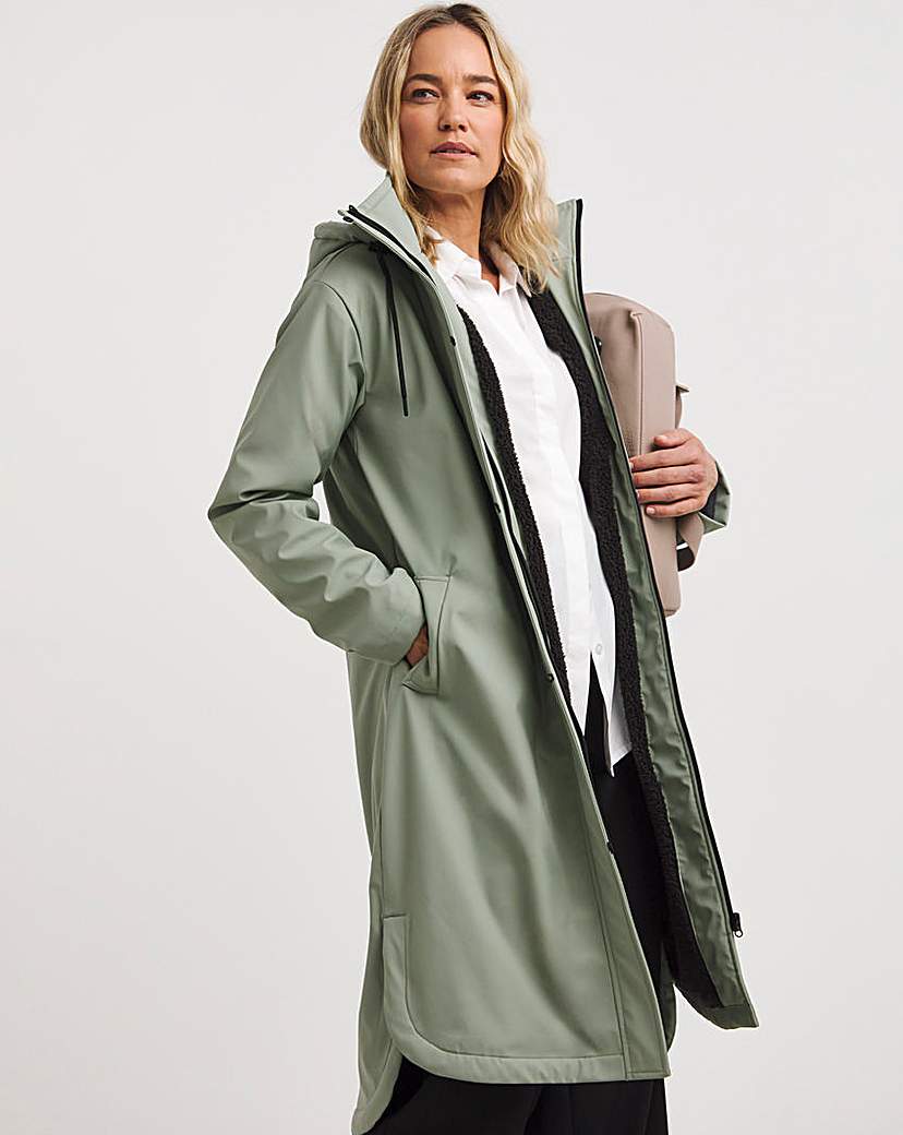 Fleece Lined Raincoat