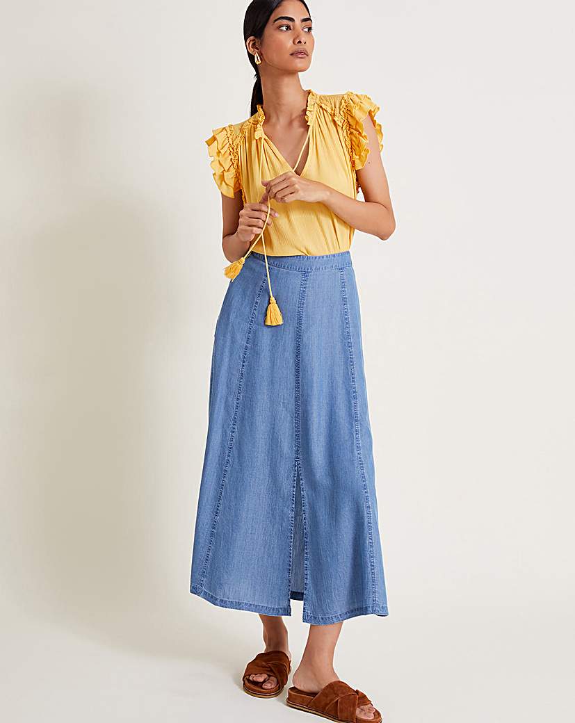 Monsoon Tierra Midi Skirt