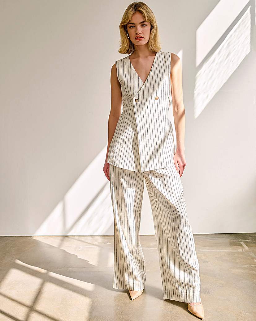 Monsoon Sara Stripe Trousers