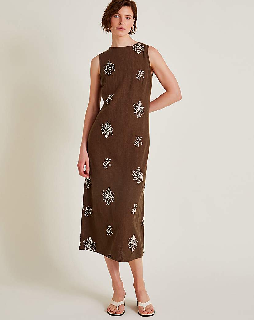 Monsoon Aria Embroidered Dress