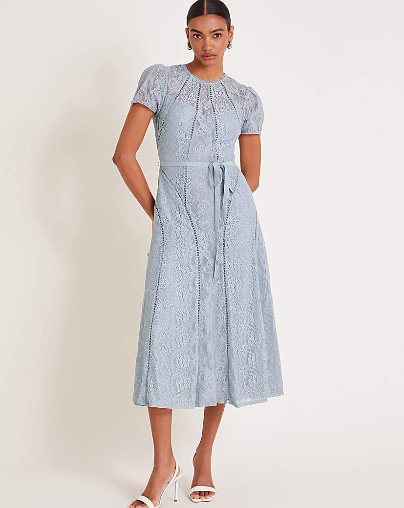 Monsoon Maya Lace Midi Dress