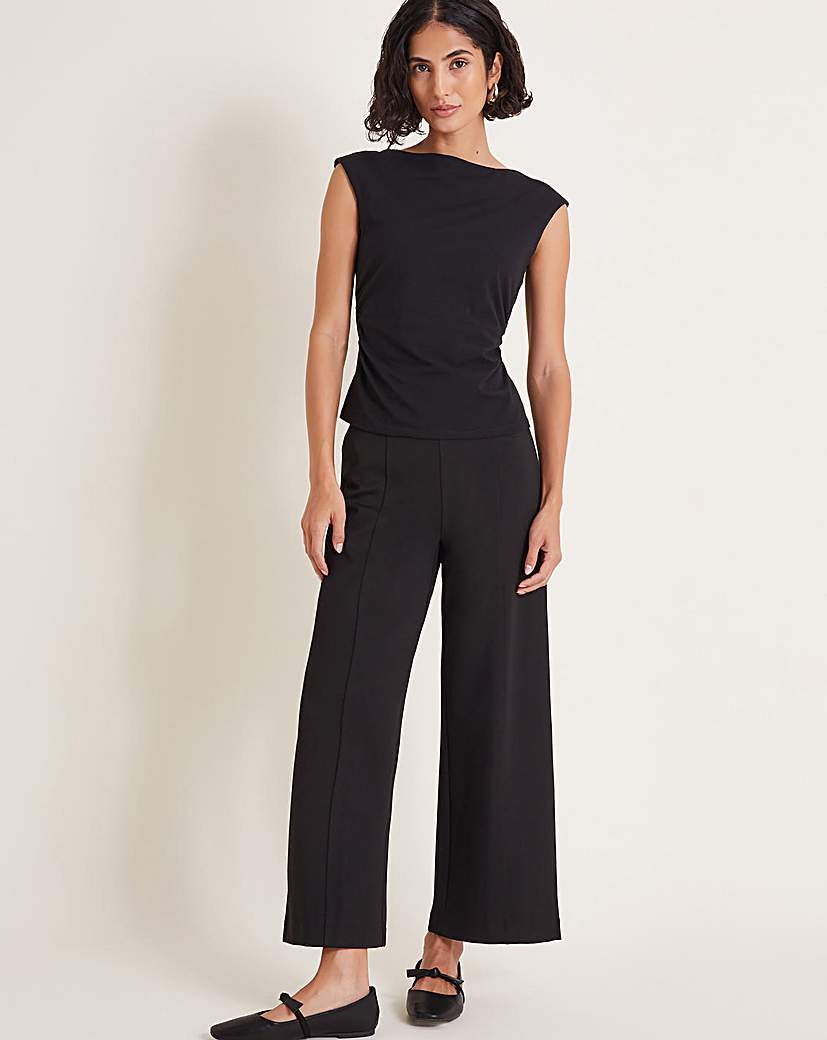 Monsoon Paula Ponte Bootcut Trousers