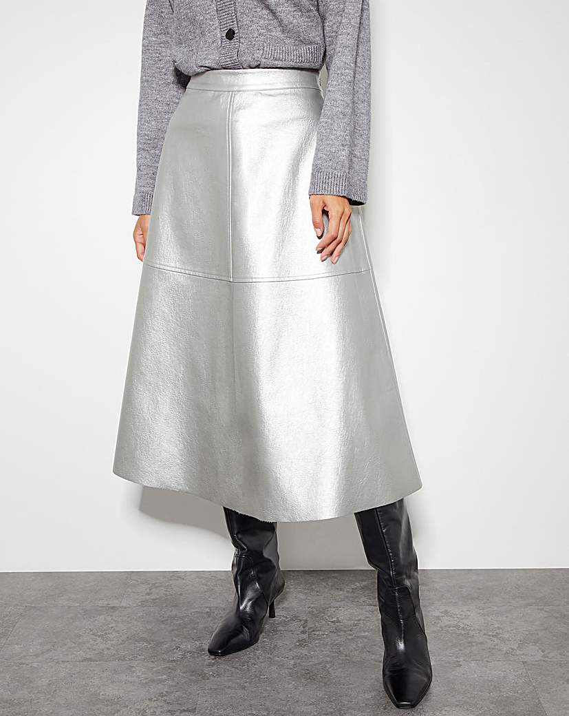 Monsoon Pippa Faux Leather Skirt