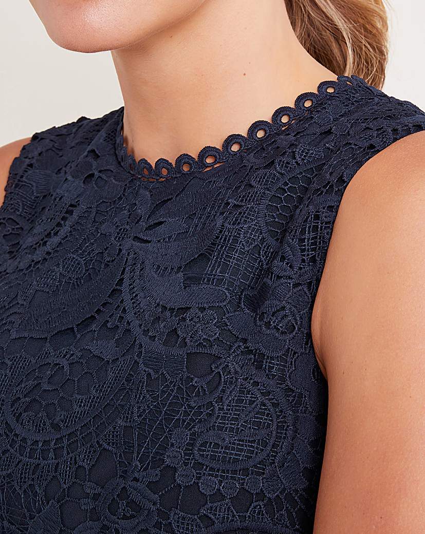 Monsoon Gianna Lace Midi Dress