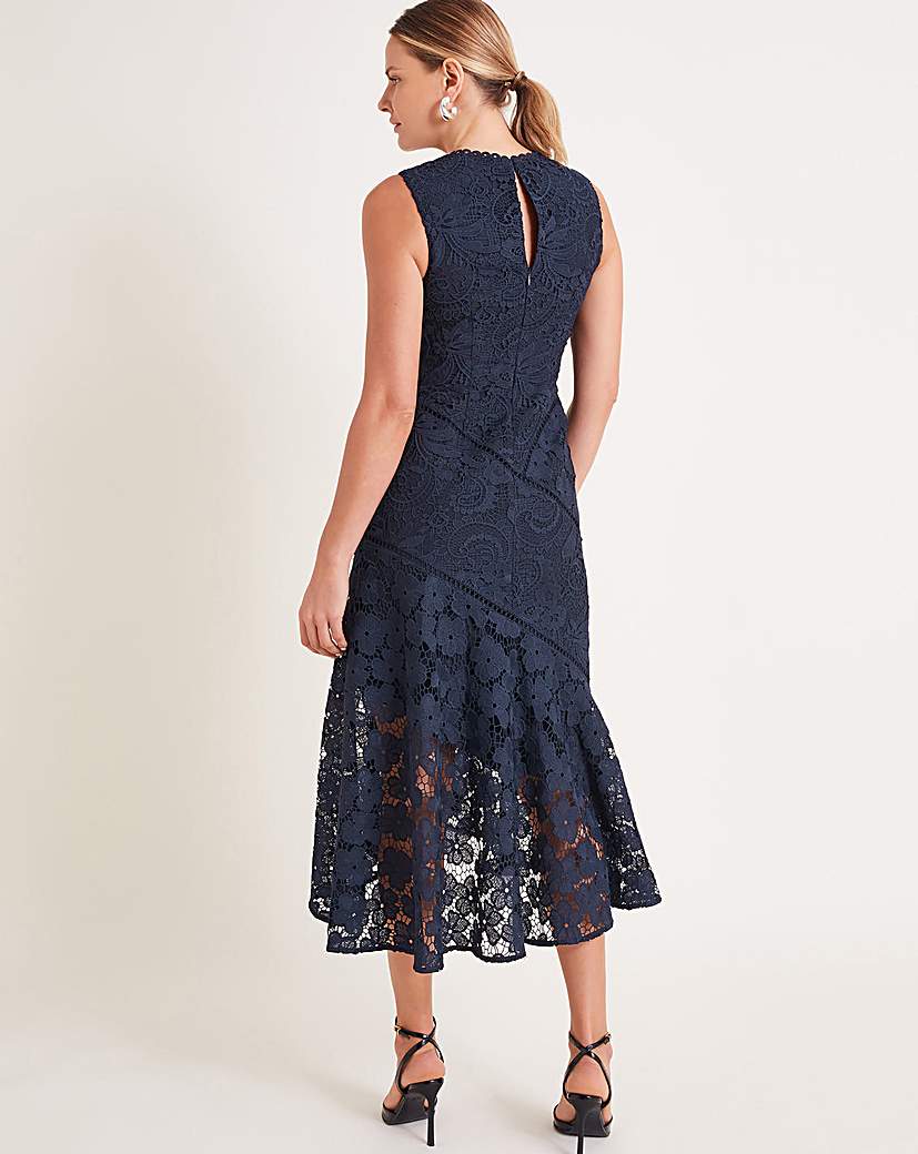 Monsoon Gianna Lace Midi Dress