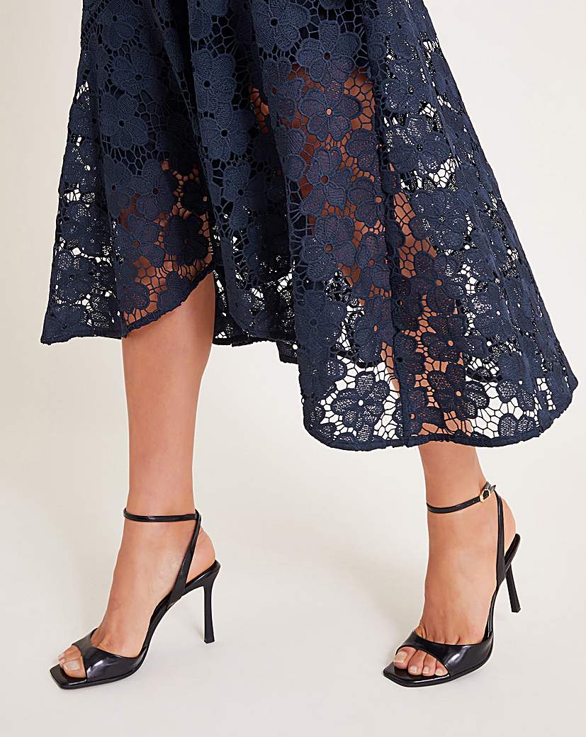 Monsoon Gianna Lace Midi Dress