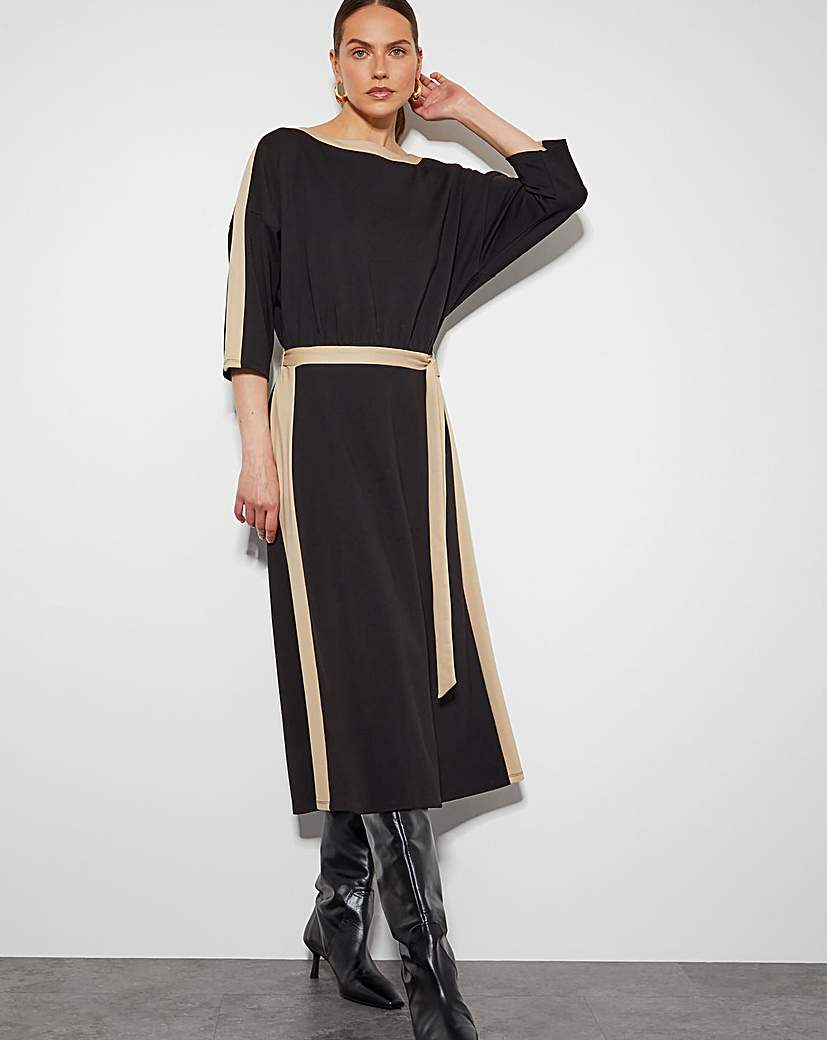 Monsoon Diya Jersey Dolman Midi Dress