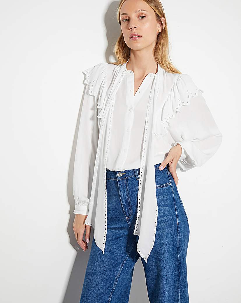 Monsoon Cassie Broderie Blouse