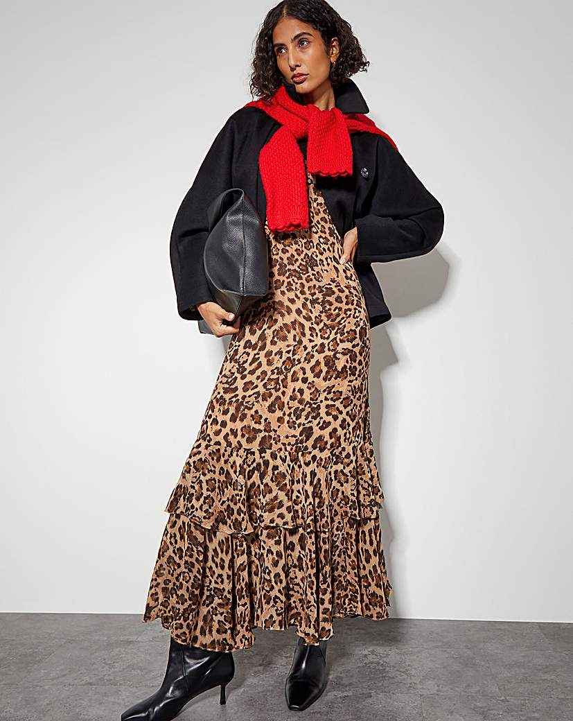 Monsoon Rowena Leopard Print Dress