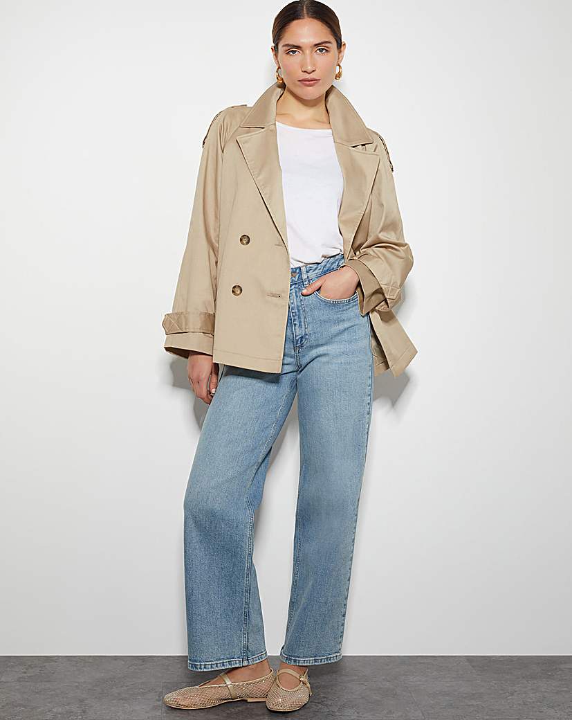 Monsoon Savannah Crop Trench Coat