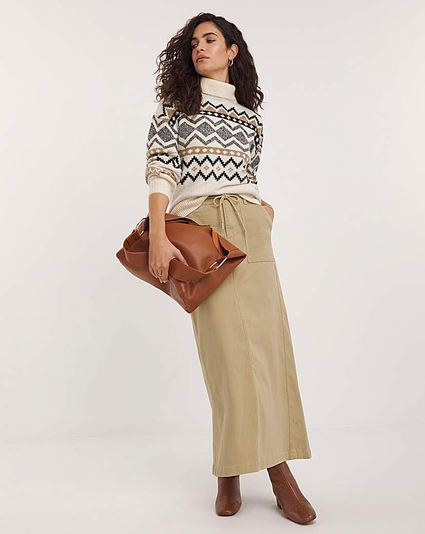 Cotton Cargo Skirt