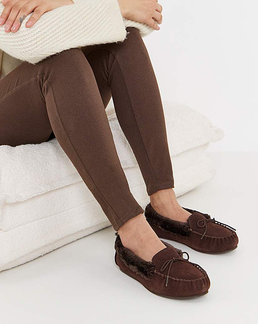 Moccasin Slippers EEE Fit