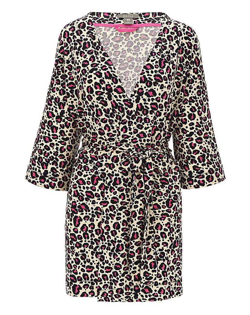 Oasis Lounge Animal Print Robe
