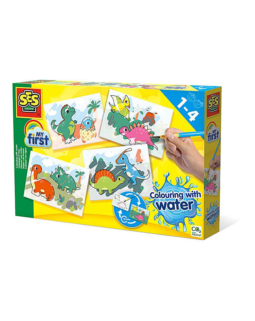 Image of Dinos Colouring with Water Painting Set