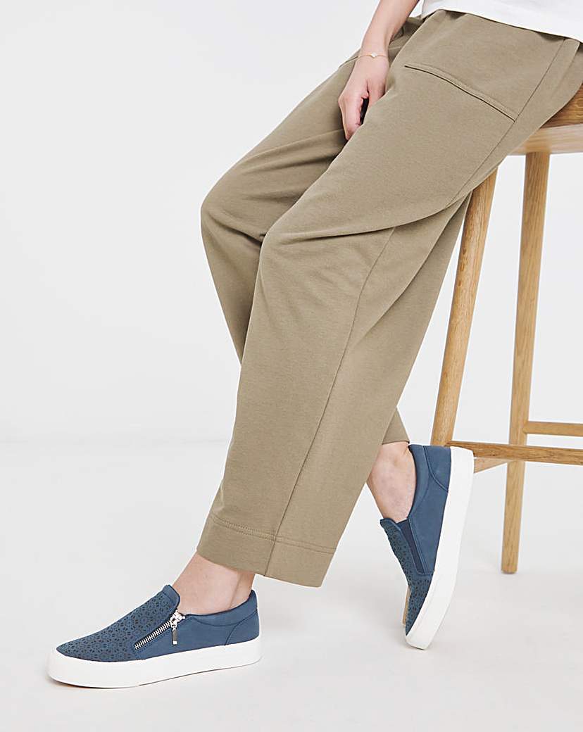Zip Detail Slip on Trainer E Fit
