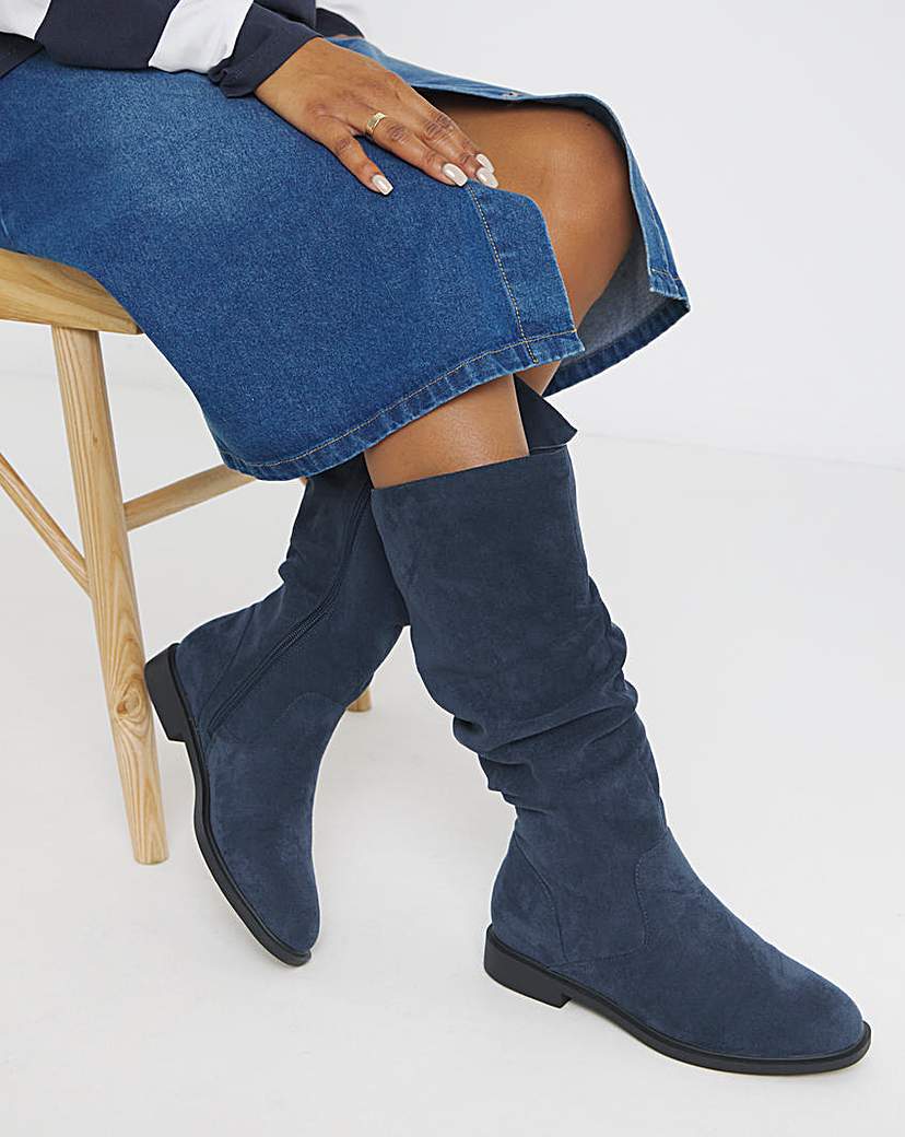 New In - Knee High Ruched Boot D Std