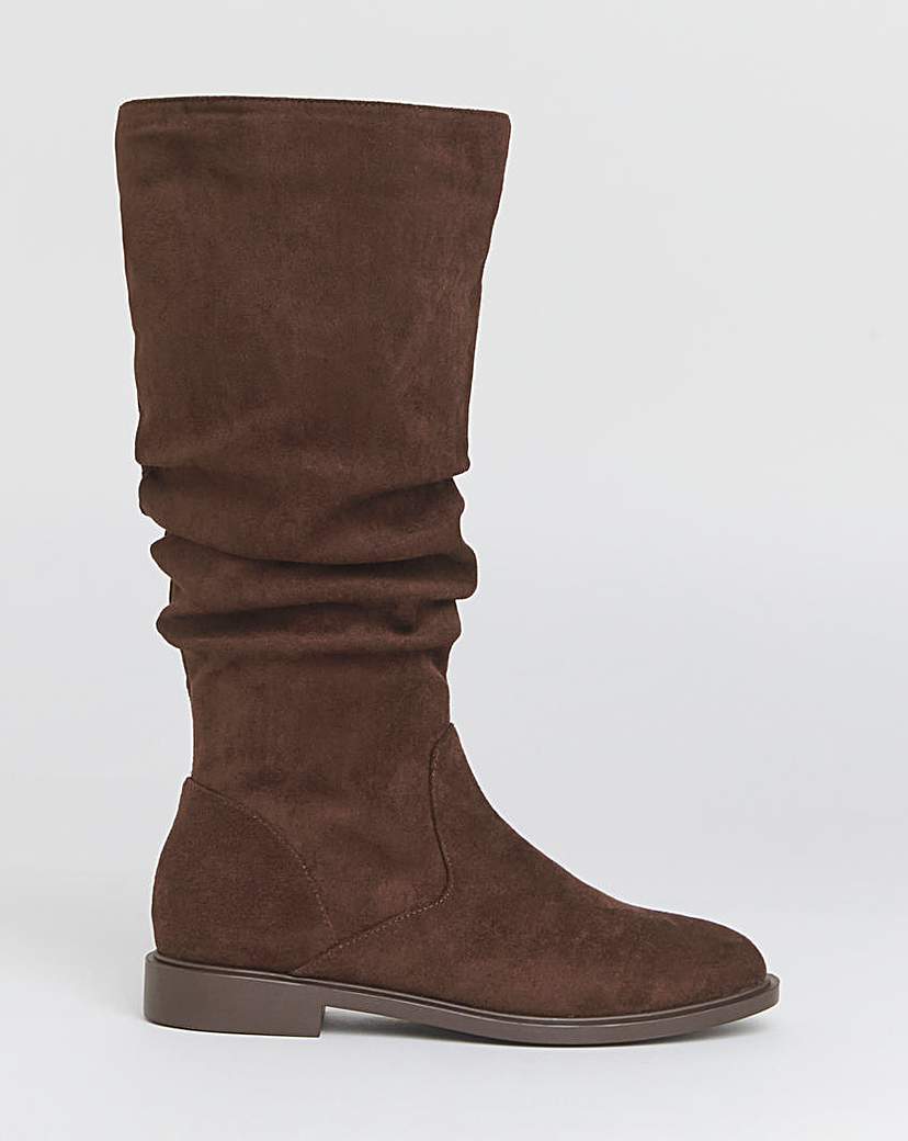 Knee High Ruched Boot EEE SC