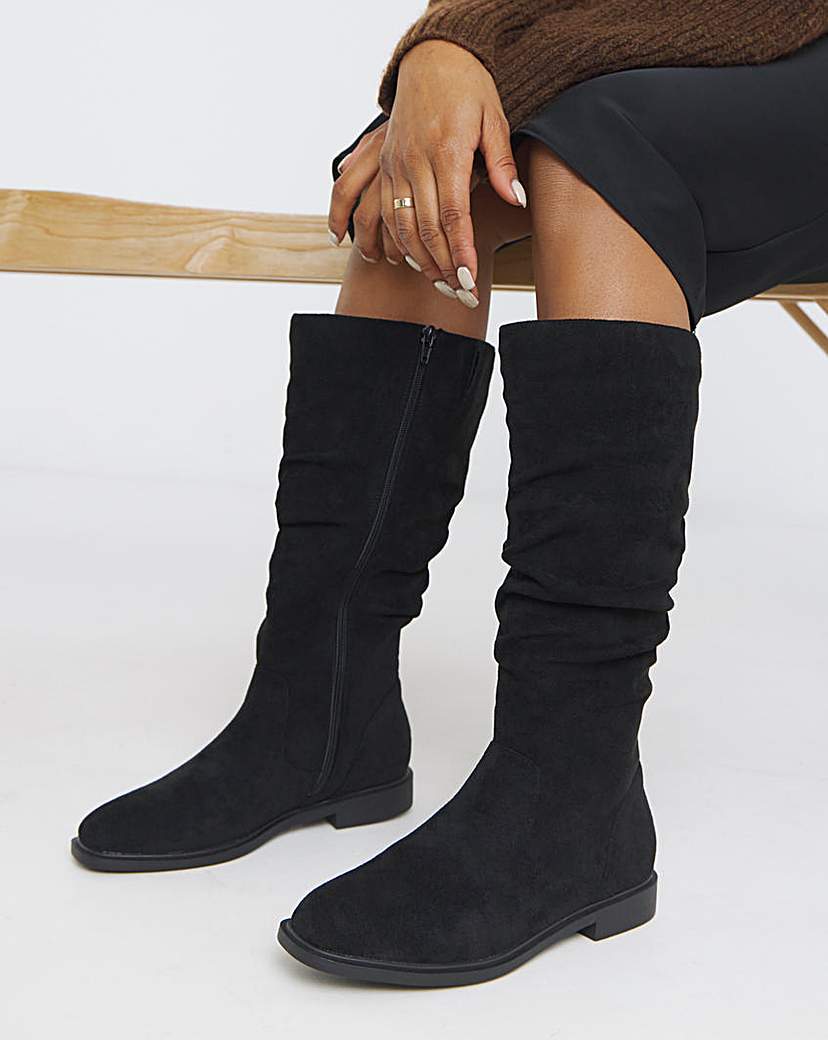 New In - Knee High Ruched Boot E Std