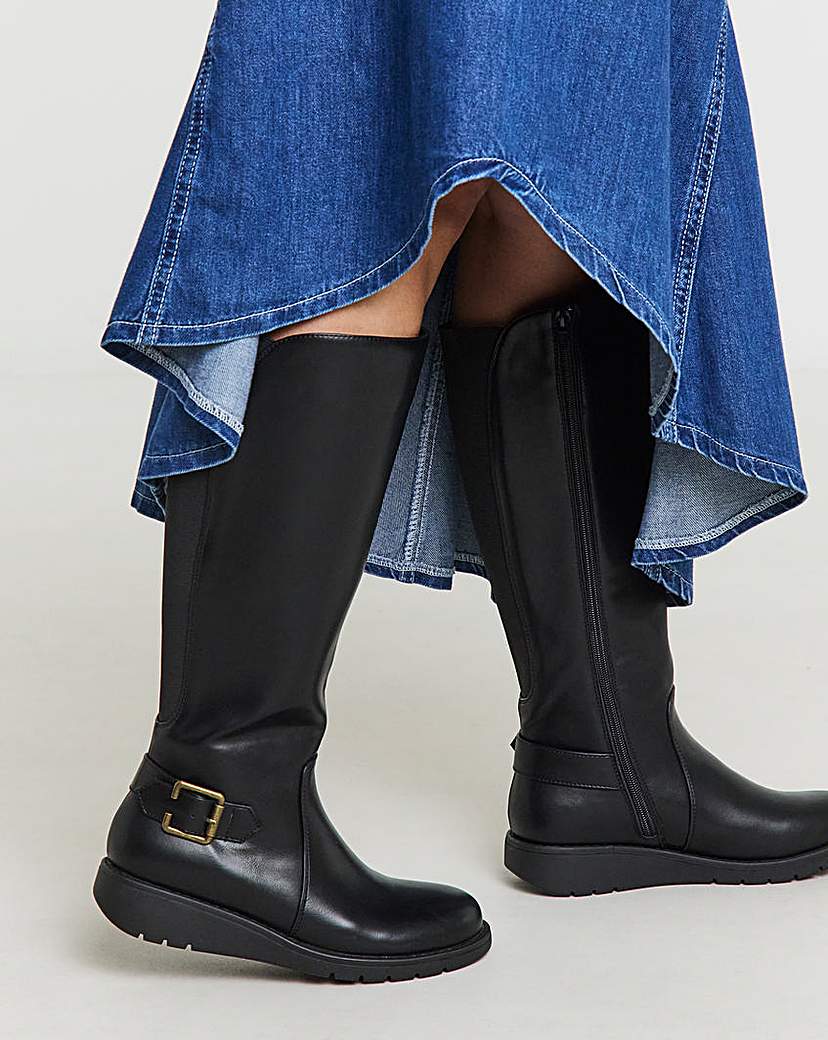 New In - Knee High Riding Boot ExWide SC