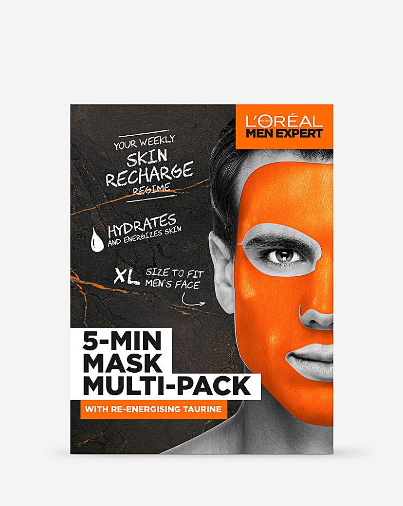 L’Oreal Men Expert 5-Min Mask Multi-Pack
