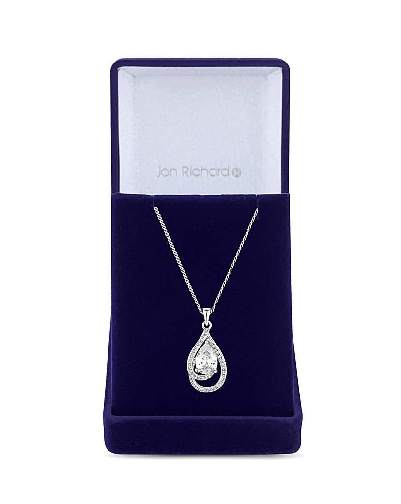 Jon Richard CZ Pendant Necklace