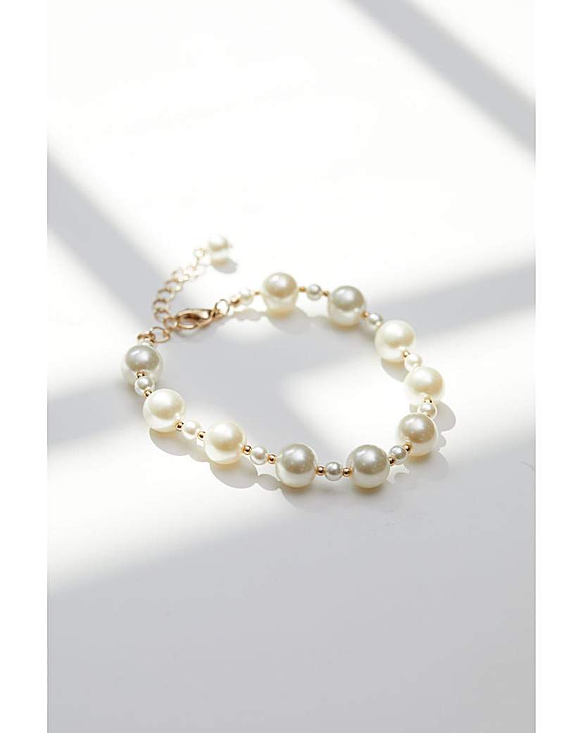 Jon Richard Seed Pearl Bracelet