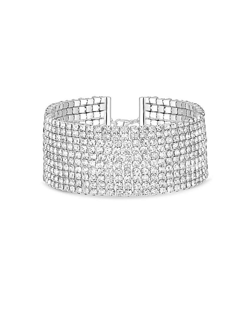 Jon Richard Strand Diamante Bracelet