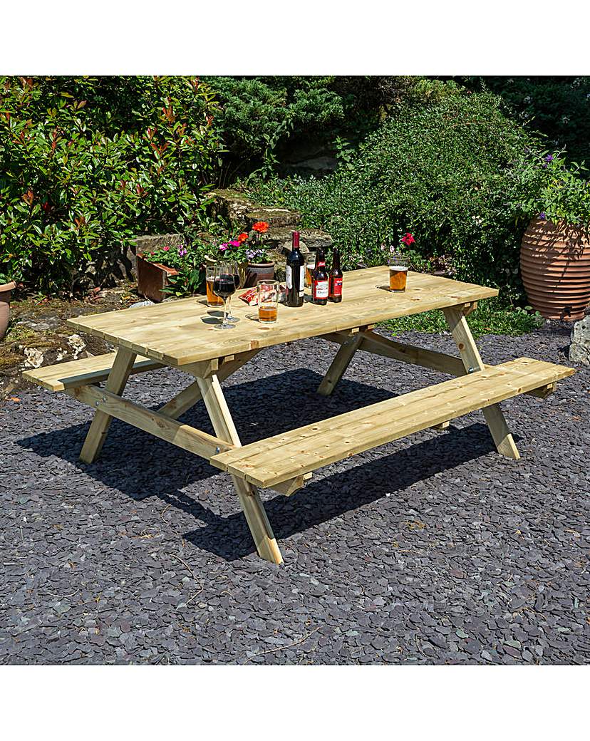 Rowlinson 6ft Picnic Bench