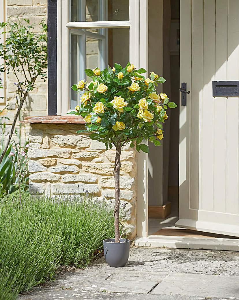 Artificial Rose Tree in Pot